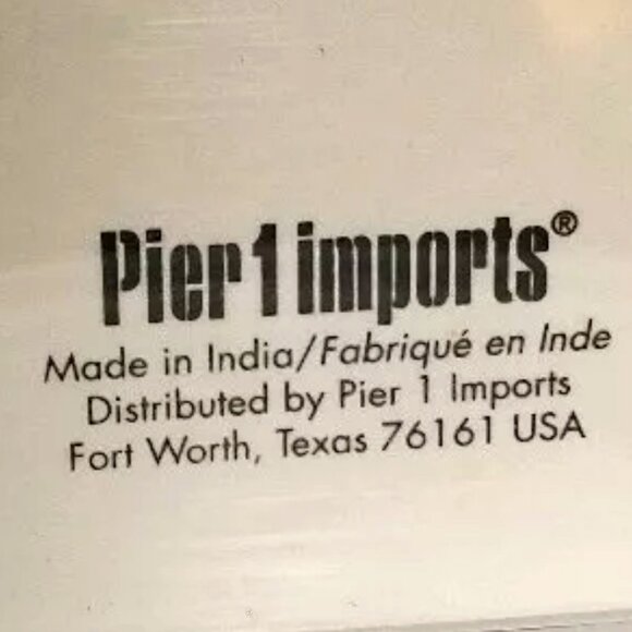 Set of 4 Pier 1 Imports Brass Holiday Napkin Rings Christmas Reindeer & Trees - Picture 4 of 4